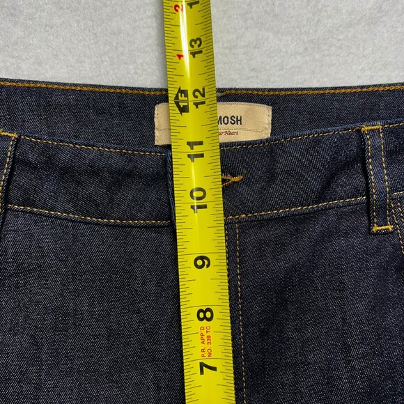 MOS MOSH Women's Stretch Straight Leg 5-Pocket Mid Rise Blue Denim Jeans Size 32 - Picture 9 of 11